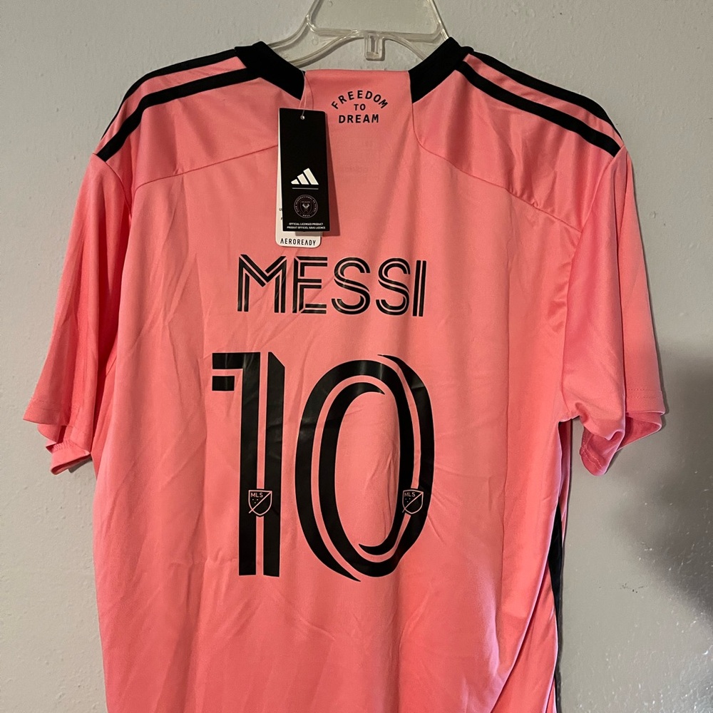 Adidas Pink Messi Jersey